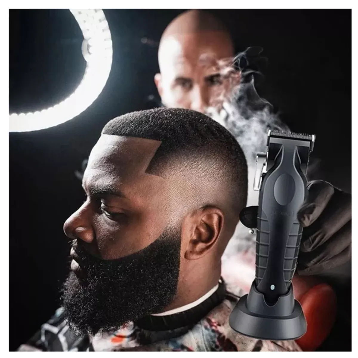 KEMEI - Maquina KEMEI Afeitadora Cortadora de Cabello Portatil inalambrico Recargable KM-2296