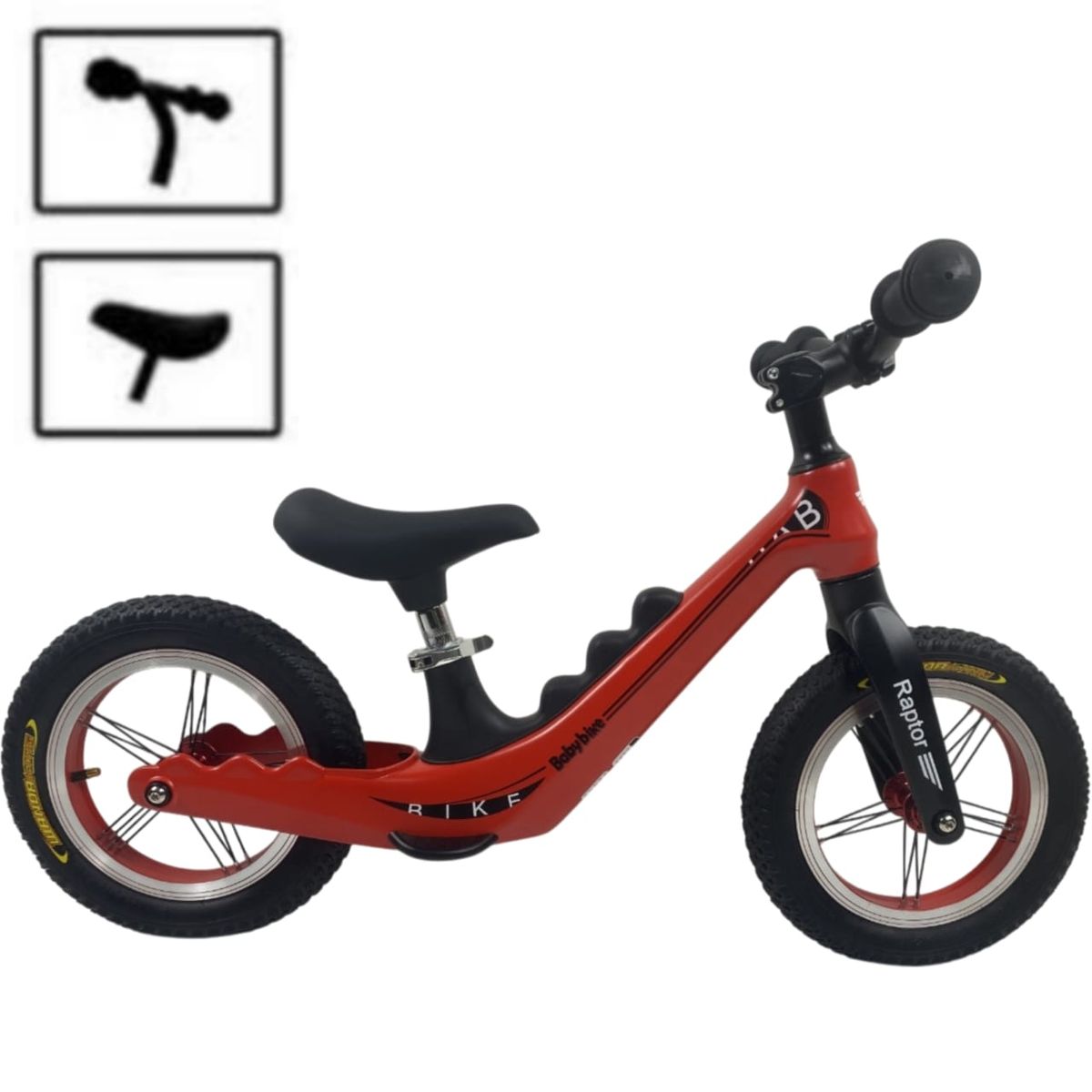 BABY - Bicicleta de Equilibrio sin Pedales para Niños ROJO