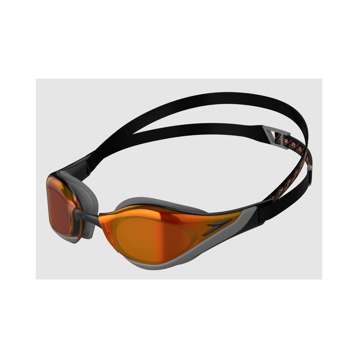 SPEEDO - Lentes Natación Speedo Fastskin Pure Focus Mirror Negro rojo