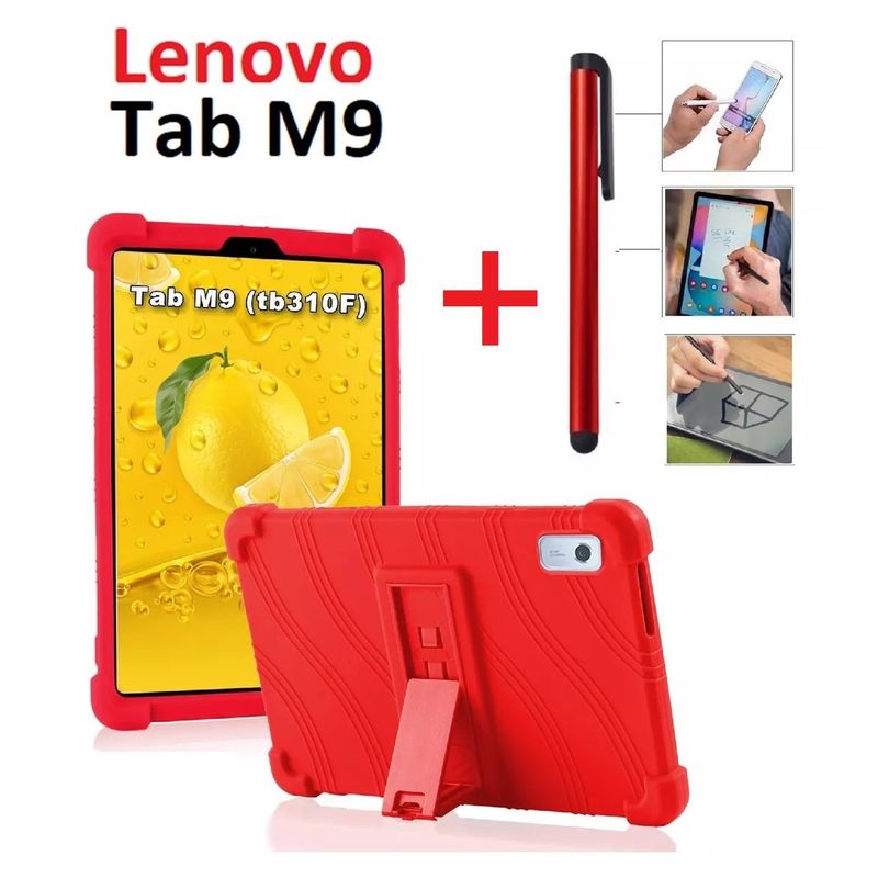 GENERICO - Funda Silicona + Lapiz Optico para Lenovo Tab M9 9.0 2023 TB-310FU