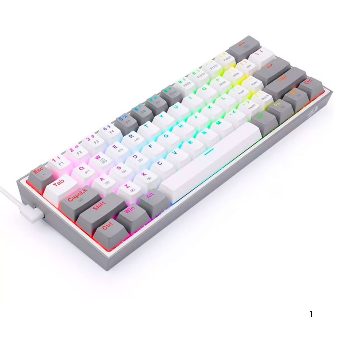 REDRAGON - Teclado Mecánico Gamer Redragon FIZZ PRO Wireless Spanish K616-RGB-GW