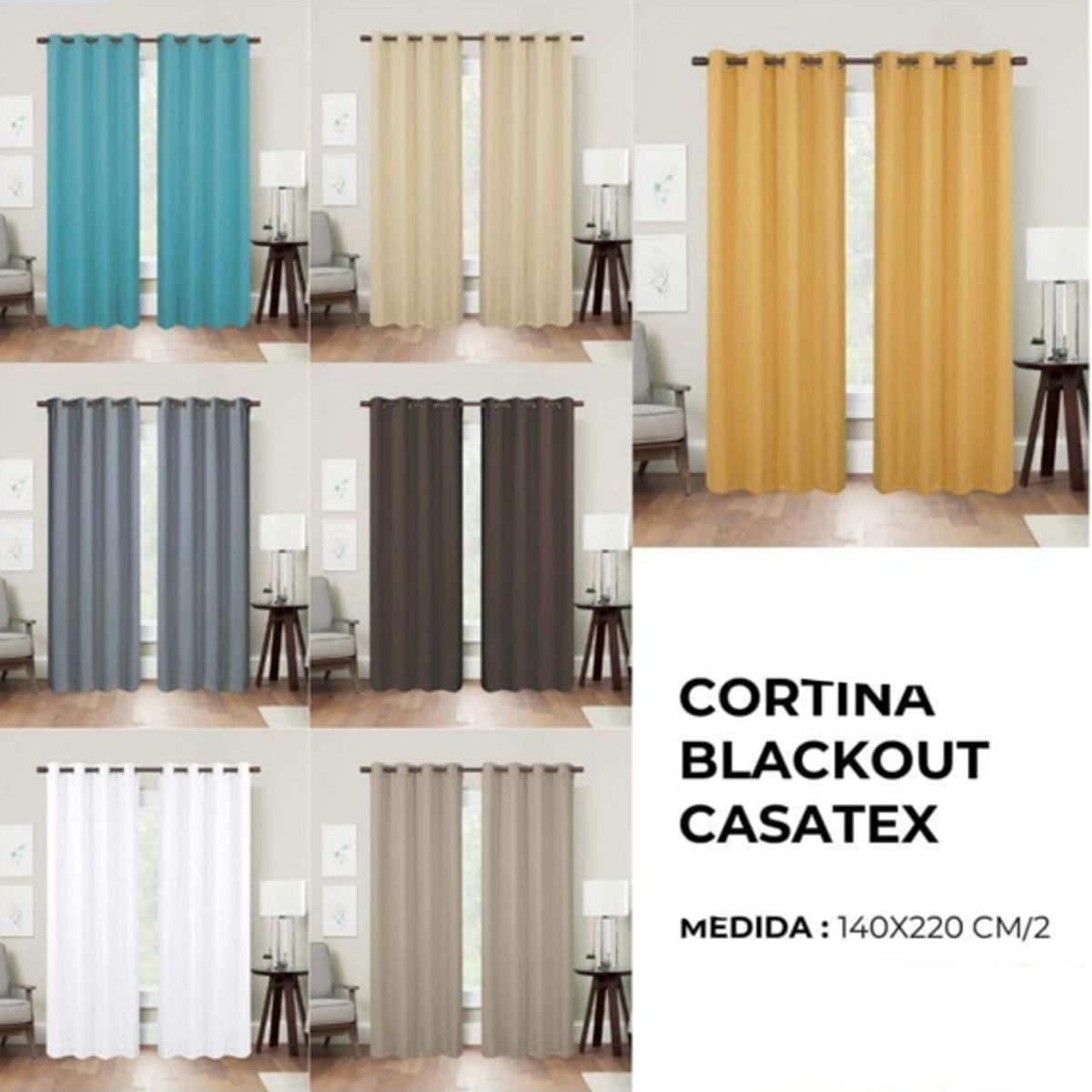 GENERICO - Cortinas - Modelo al Azar