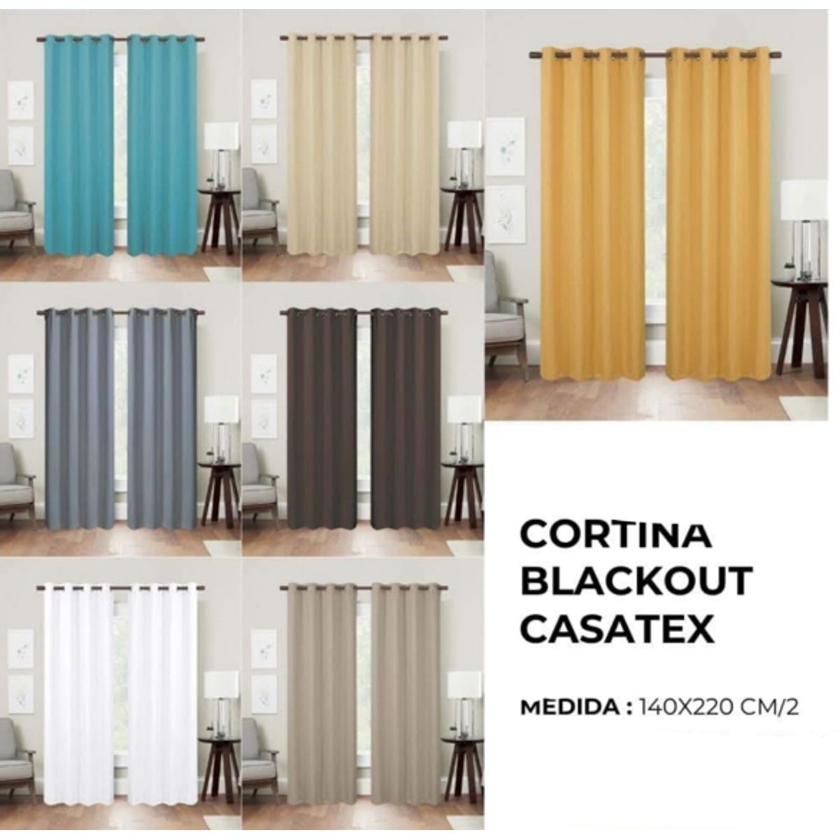 GENERICO - Cortinas - Modelo al Azar