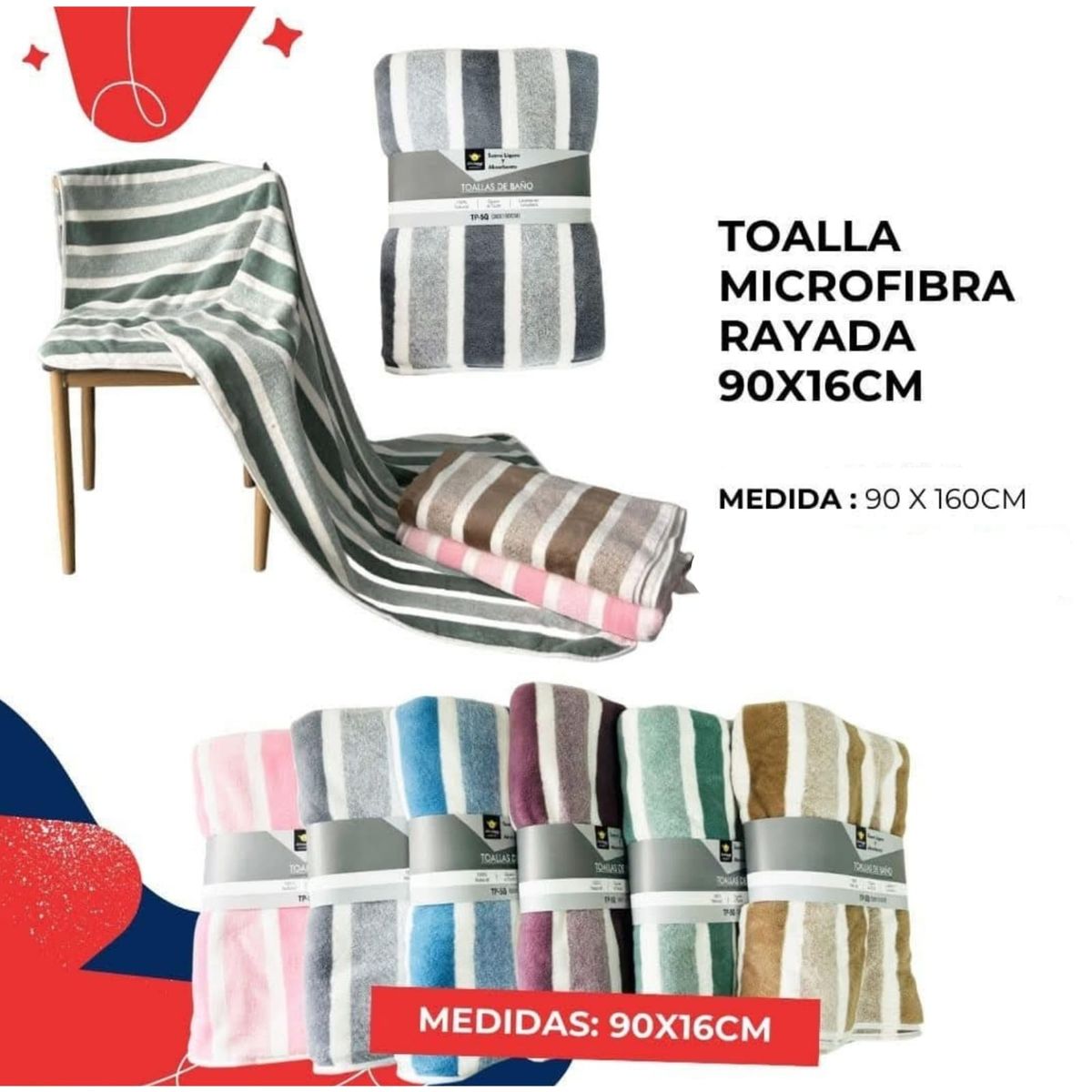 GENERICO - Toalla de MicroFibra