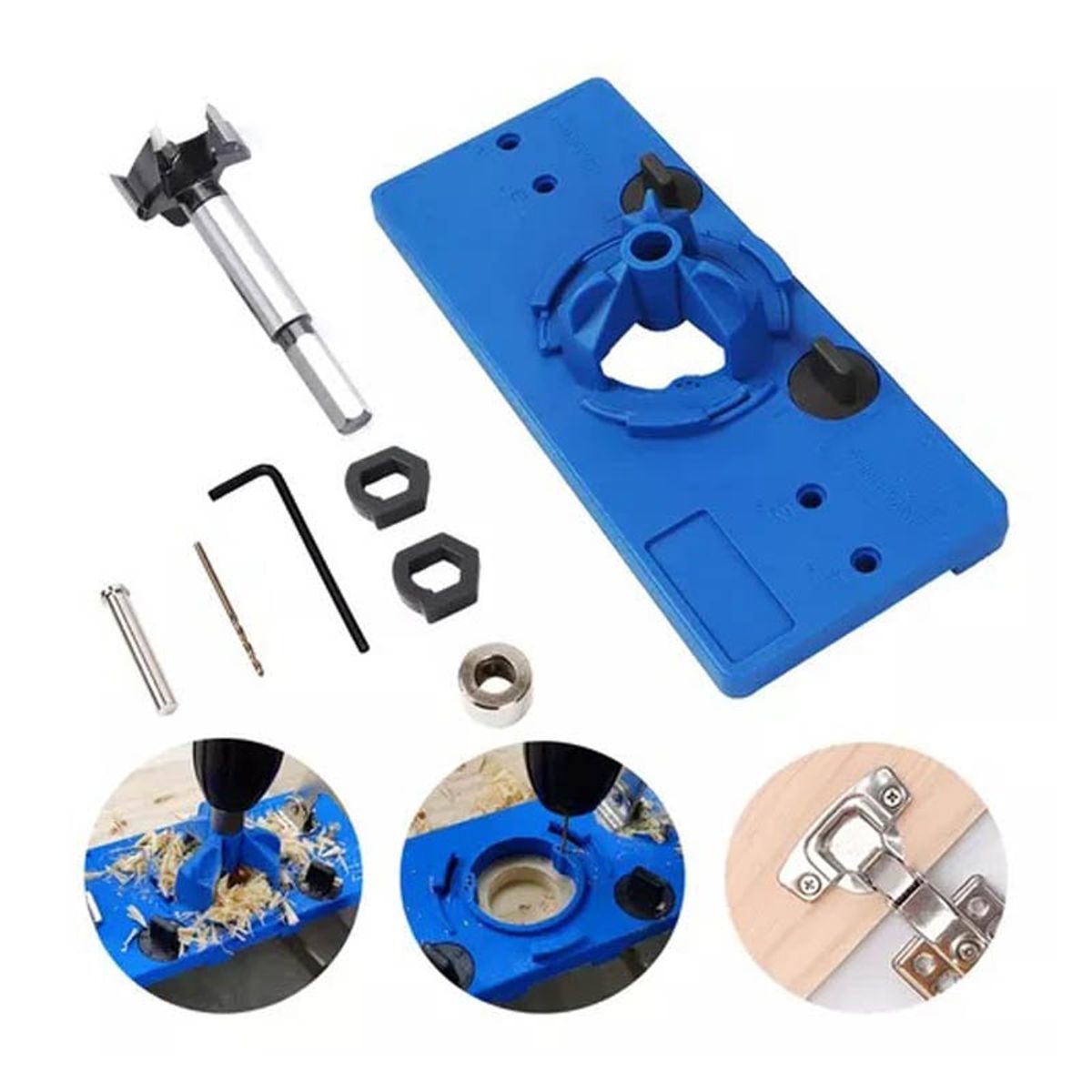 NEW ERA - Plantilla Guia Para Bisagras Cangrejo cazoleta