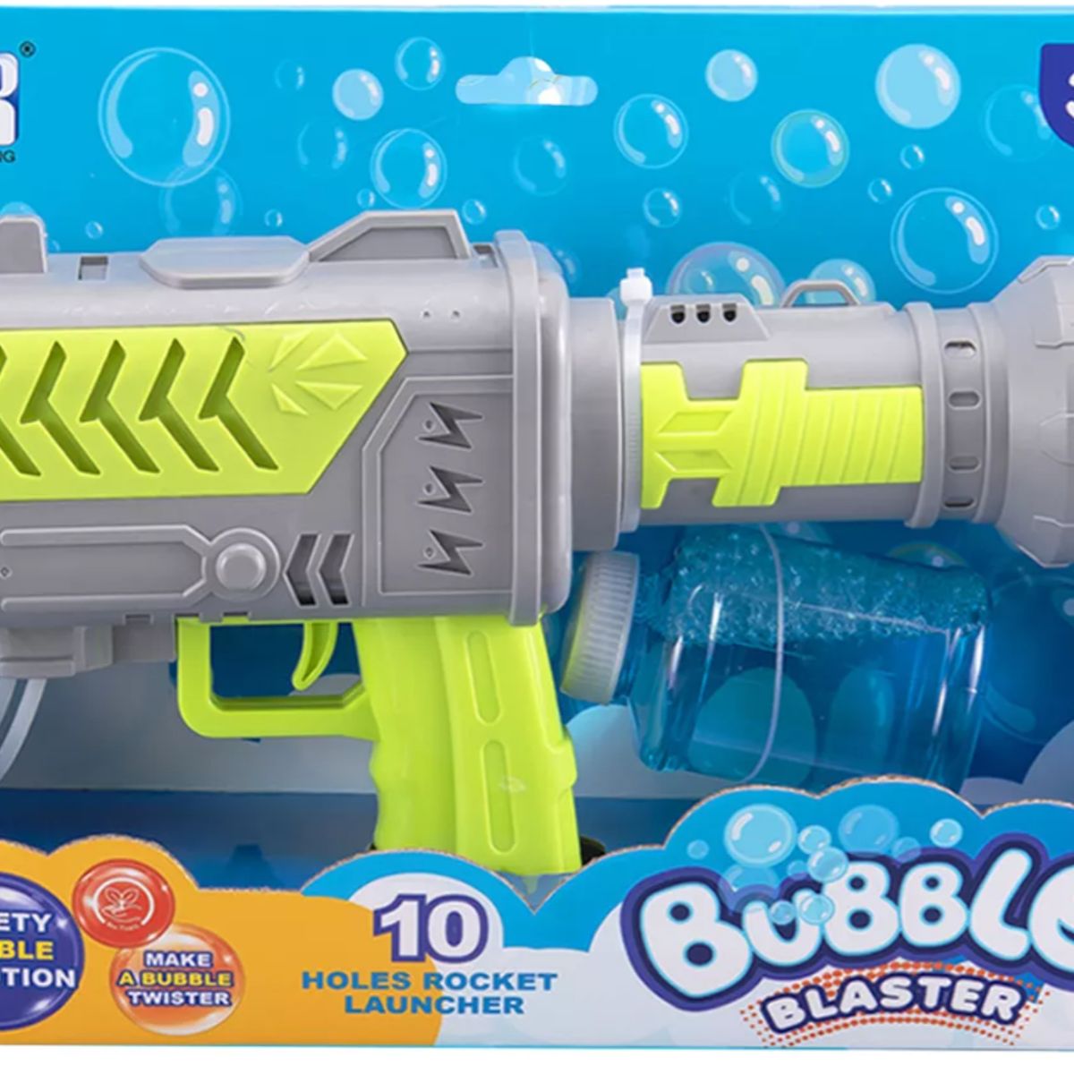 BUBBLE - Pistola de Burbujas 10 agujeros