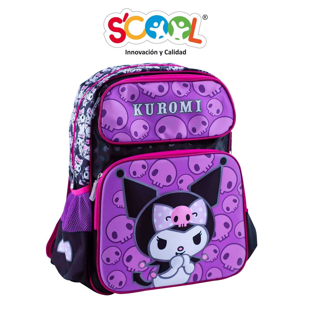 SCOOL - SET MOCHILA SCOOL EVA 3D SATIN KUROMI