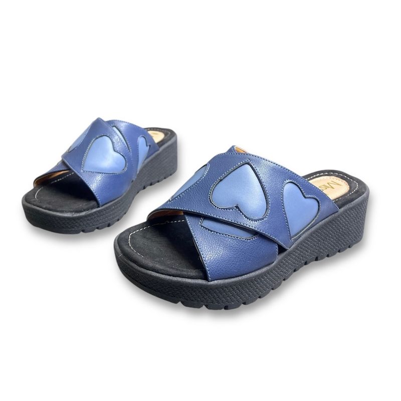 GENERICO - Sandalias Mujer Misshus Aurora azul cora acero
