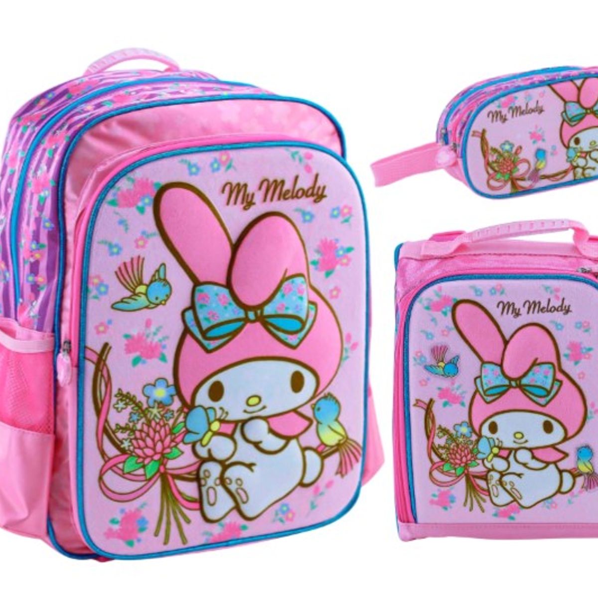 SCOOL - SET MOCHILA SCOOL MAGIC 3D TEDDY MY MELODY