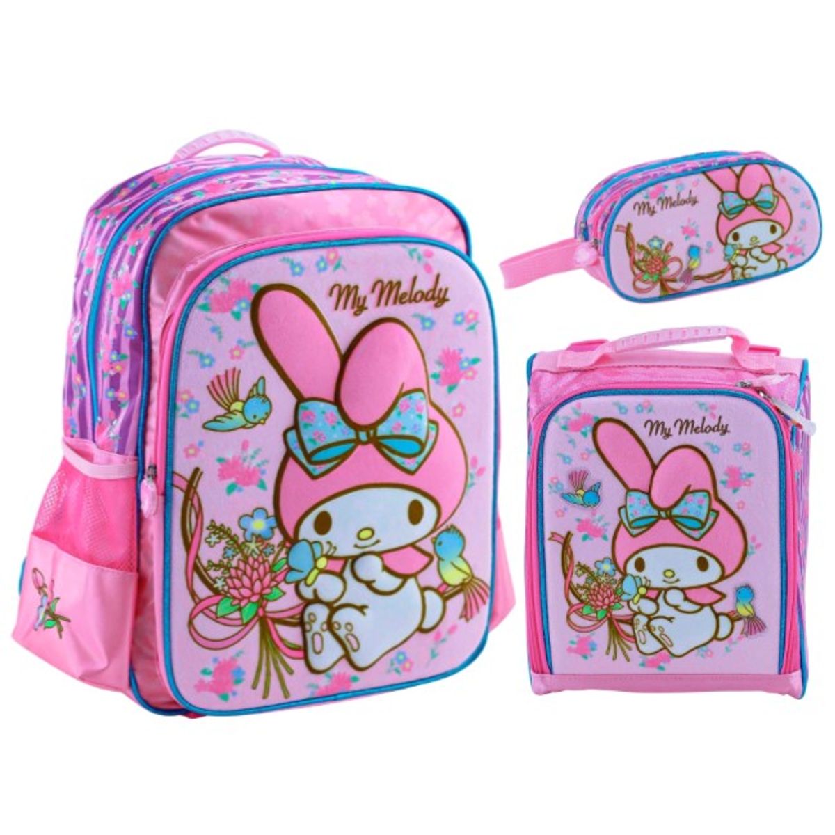 SCOOL - SET MOCHILA SCOOL MAGIC 3D TEDDY MY MELODY