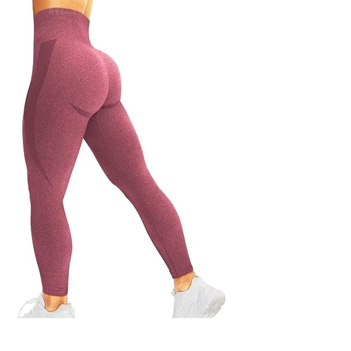 GENERICO - Leggings deportivo sin costuras lulu borgoña