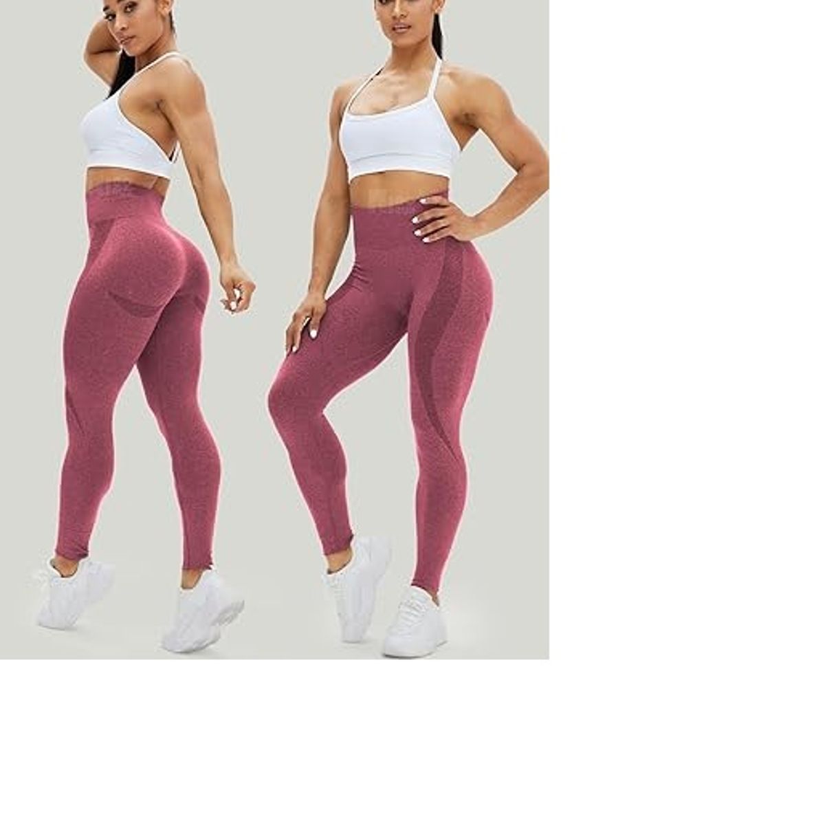 GENERICO - Leggings deportivo sin costuras lulu borgoña