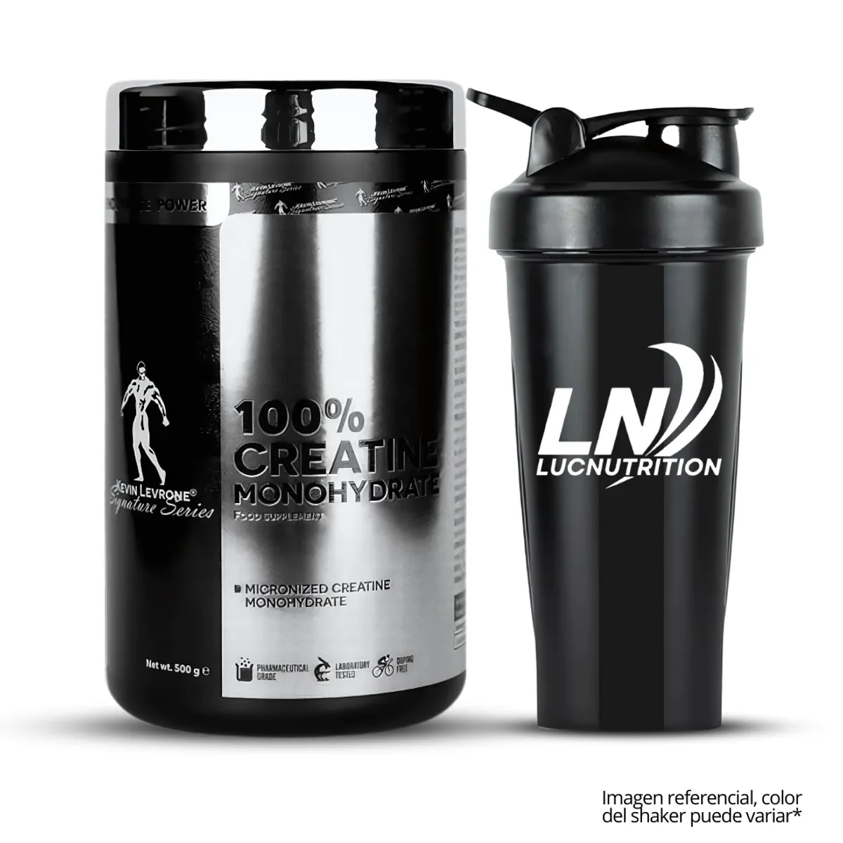KEVIN LEVRONE - Creatina Kevin Levrone 500 G Monohidratada Micronizada + Shaker