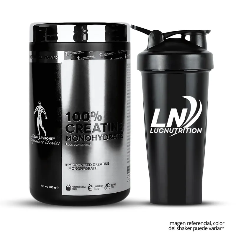 KEVIN LEVRONE - Creatina Kevin Levrone 500 G Monohidratada Micronizada + Shaker