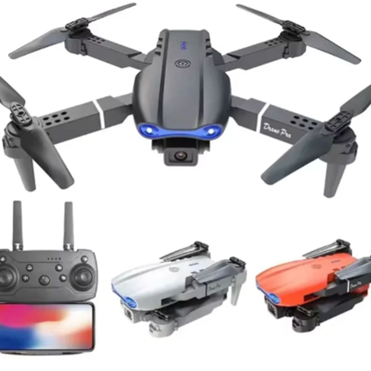 GENERICO - DRONE E99 PRO HD 4K DUAL CAMARA NEGRO