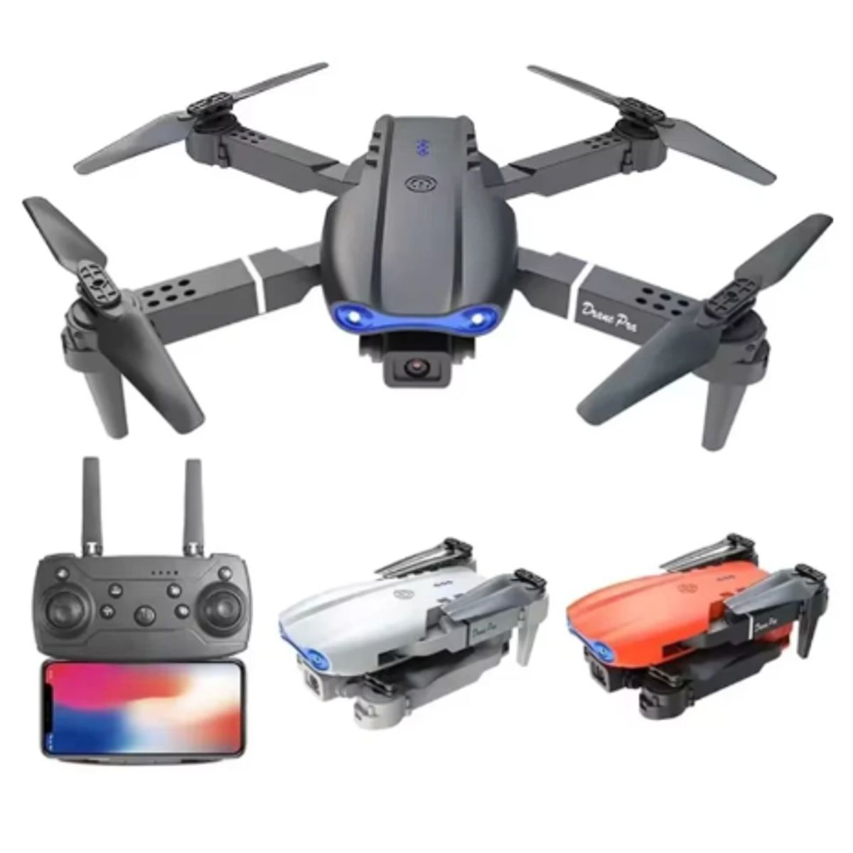 GENERICO - DRONE E99 PRO HD 4K DUAL CAMARA NEGRO