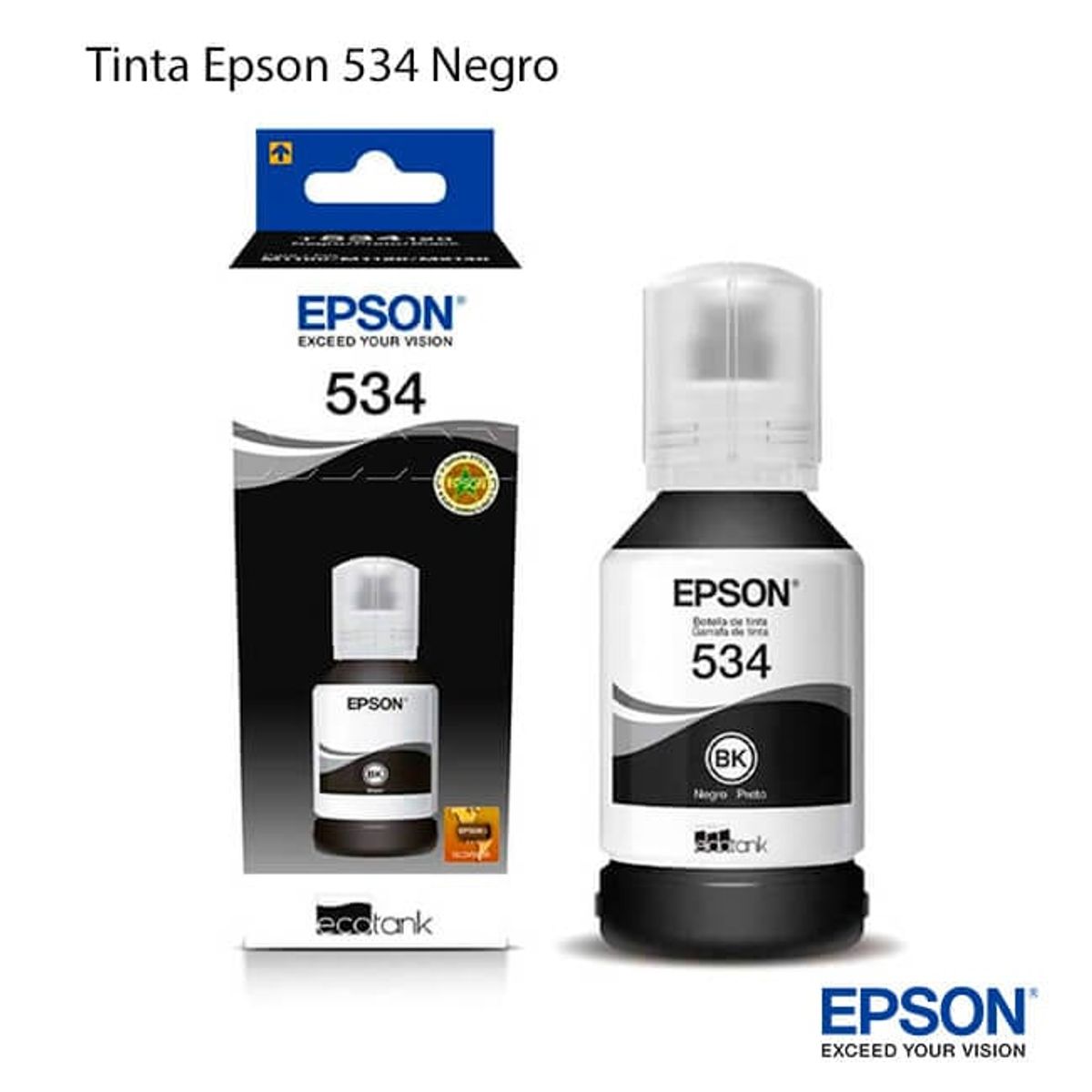 EPSON - TINTA EPSON 534 NEGRO PARA 1100 1120 1180 2140 2170