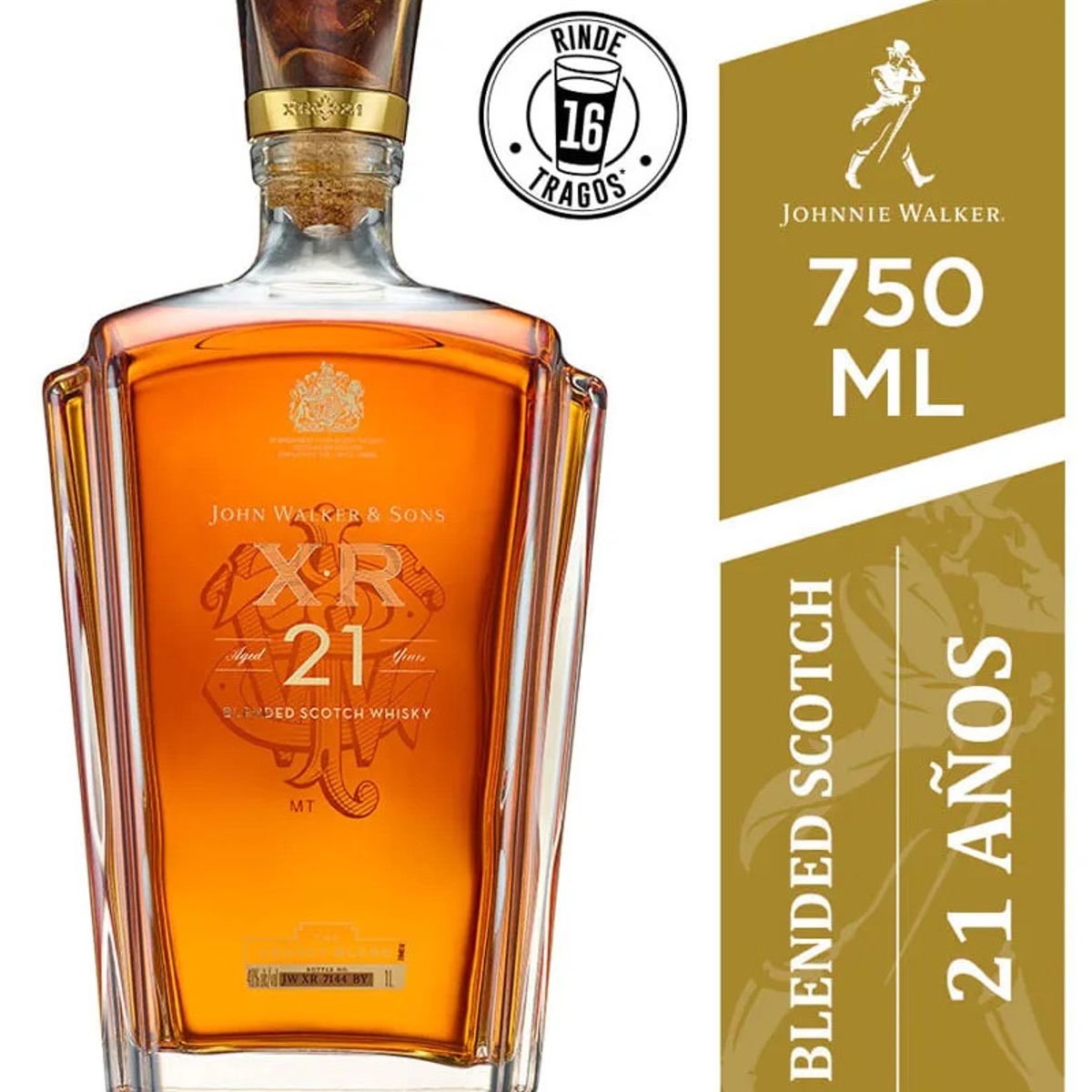 JOHNNIE WALKER - Whisky JOHNNIE WALKER XR 21 años 750ml