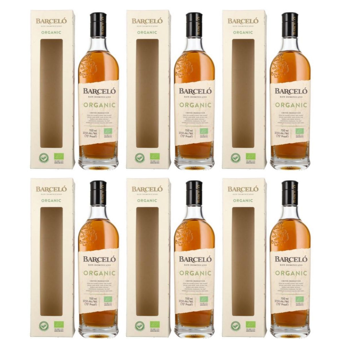 BARCELO - Ron Barceló Organic 700 ml - 6 UND
