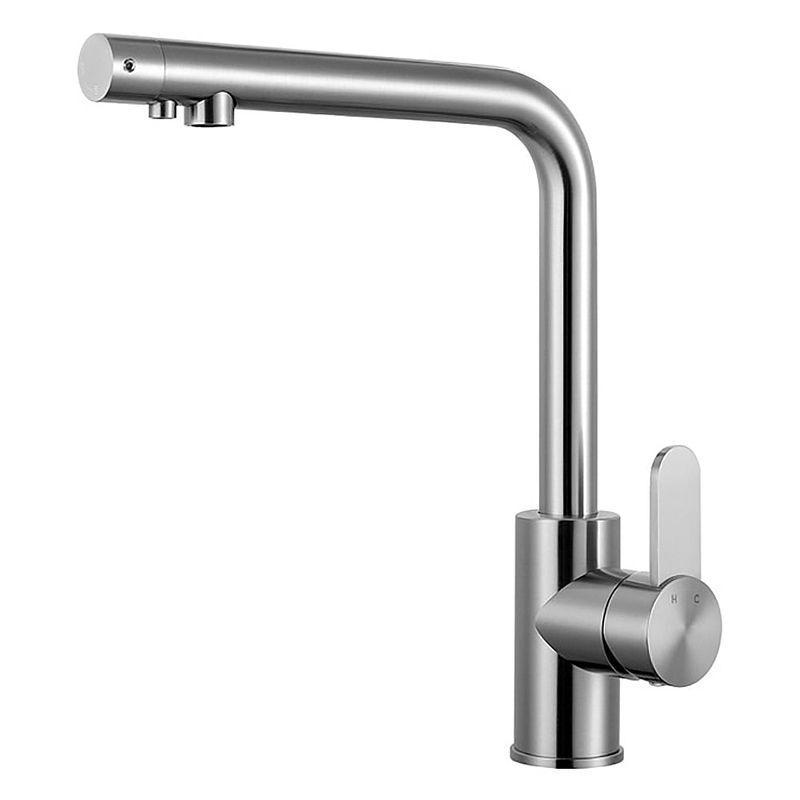 HIGRILL - Grifería Dual Deluxe con Salida para Agua de Filtro Acero Inoxidable