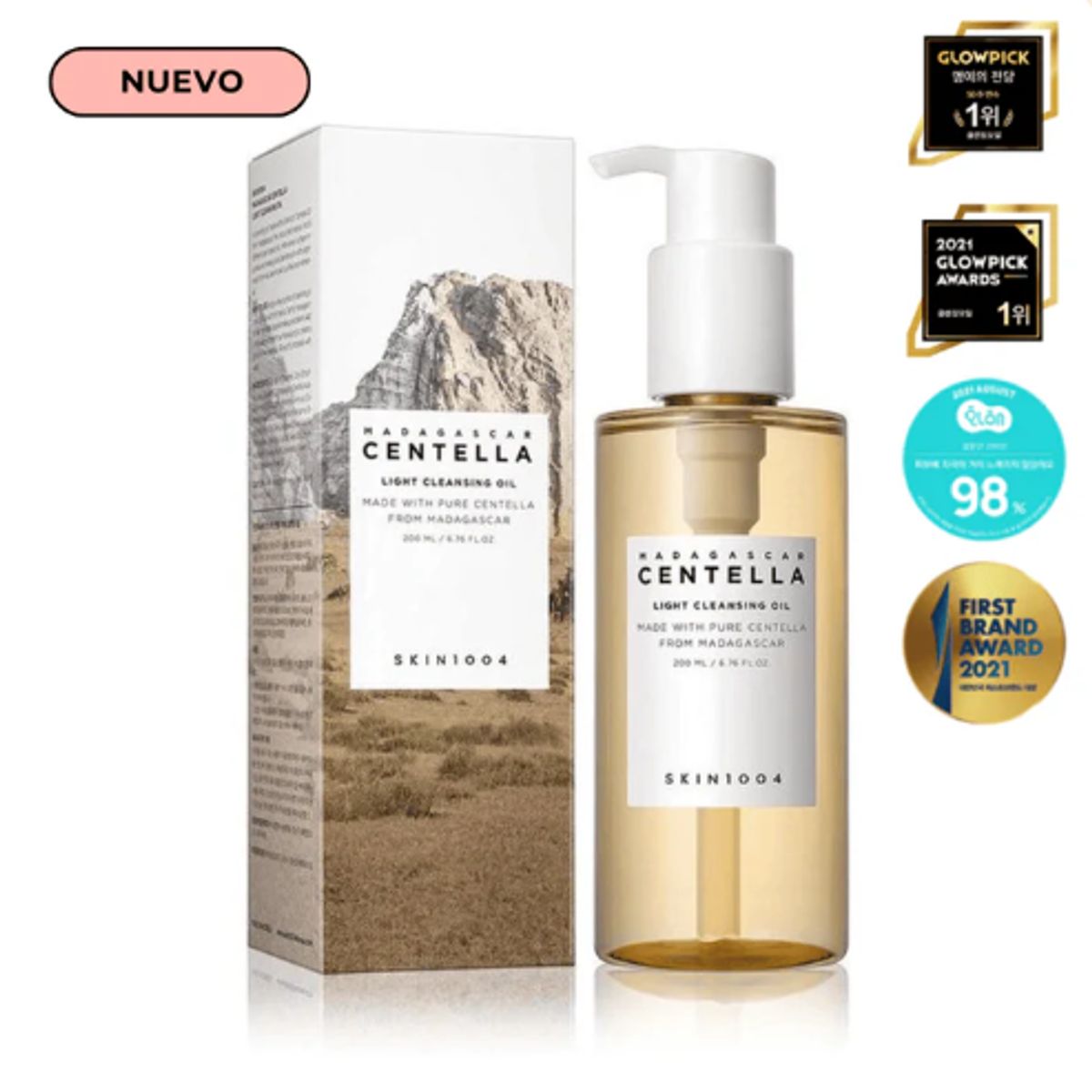 SKIN1004 - Limpiador en Aceite de Centella Coreano Skin1004 Centella Light Cleansing Oil