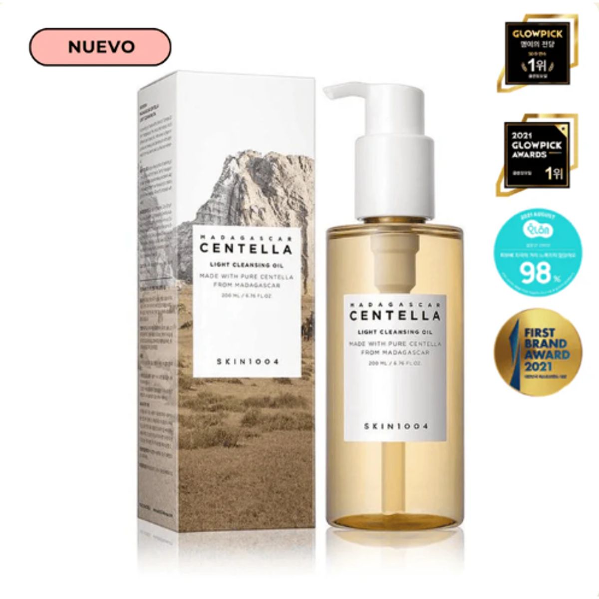 SKIN1004 - Limpiador en Aceite de Centella Coreano Skin1004 Centella Light Cleansing Oil