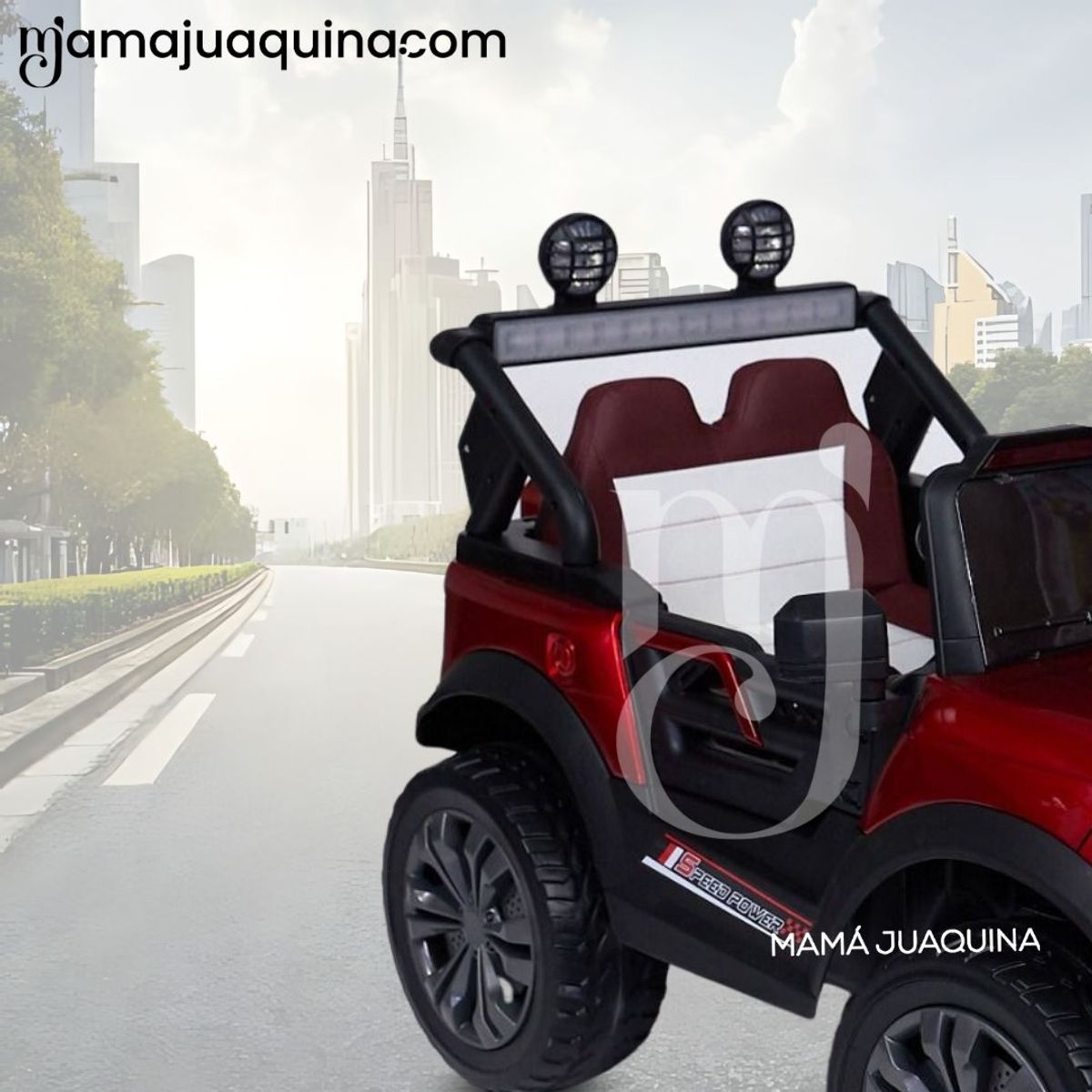 BEAUTIFUL - Carro a Batería para Niños «ROVER PLUS» Red