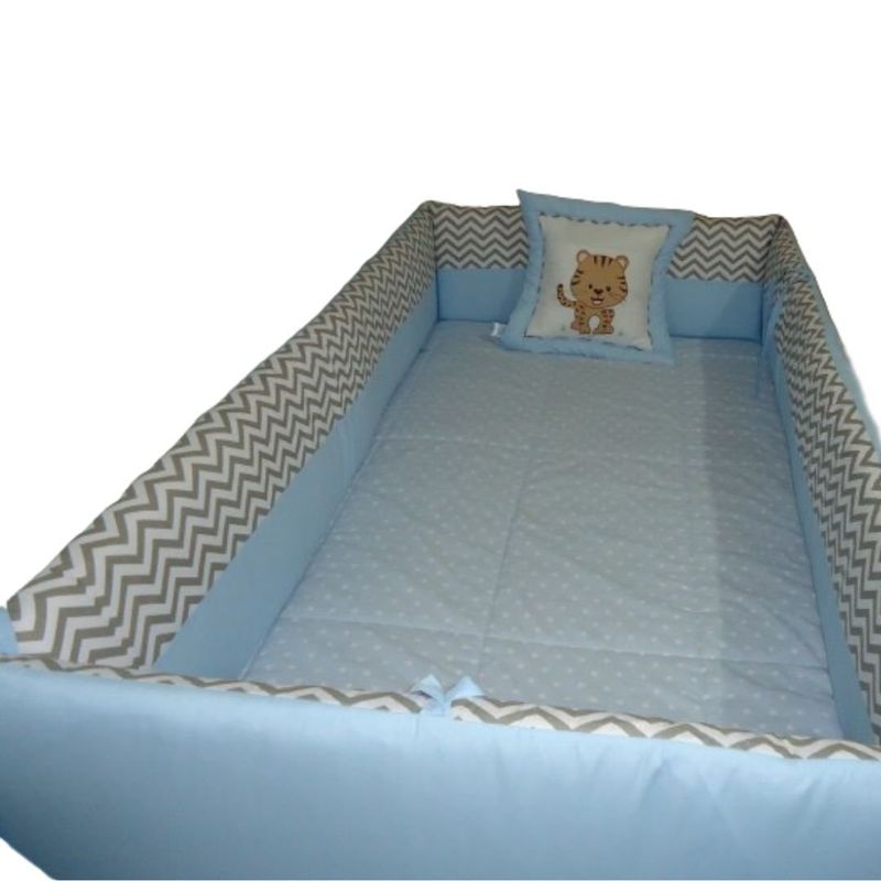 GENERICO - Protectores  Parachoques de cama cuna Montessori 1.5 plazas