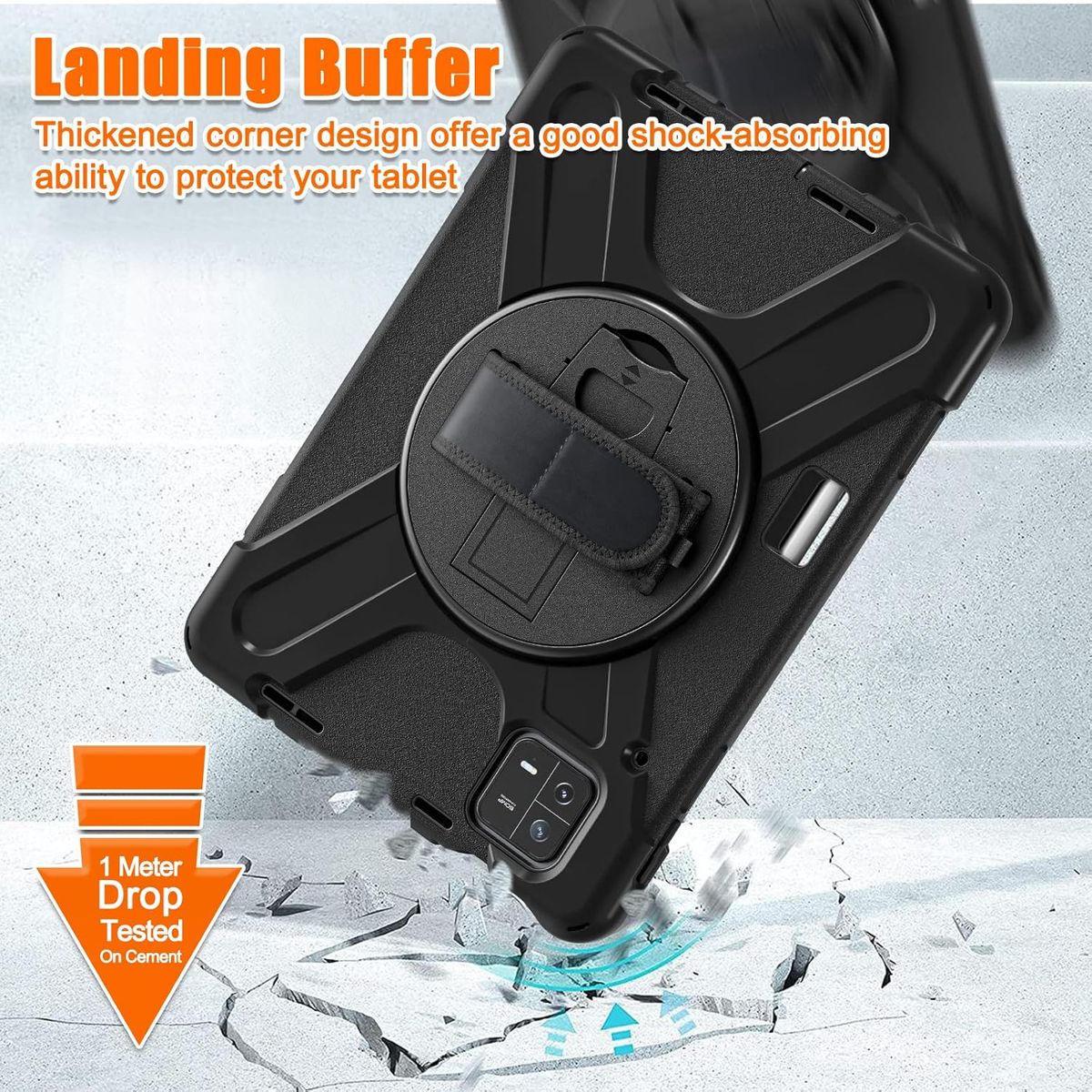 FUNDAANTIGOLPES - Funda Armor 360° para Tablet Xiaomi Pad 6 Negro