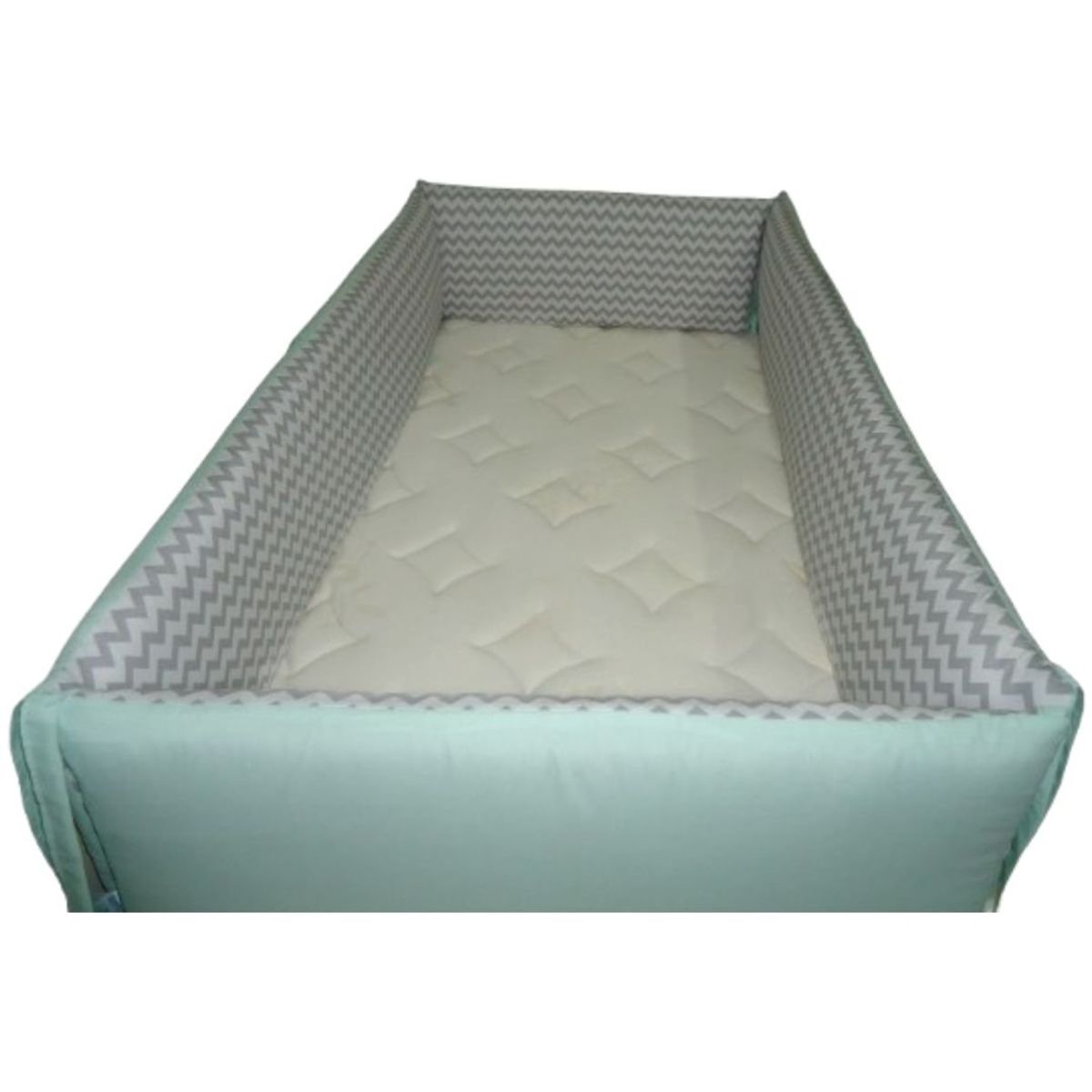 GENERICO - Protectores  Parachoques de cama cuna Montessori 1.5 plazas