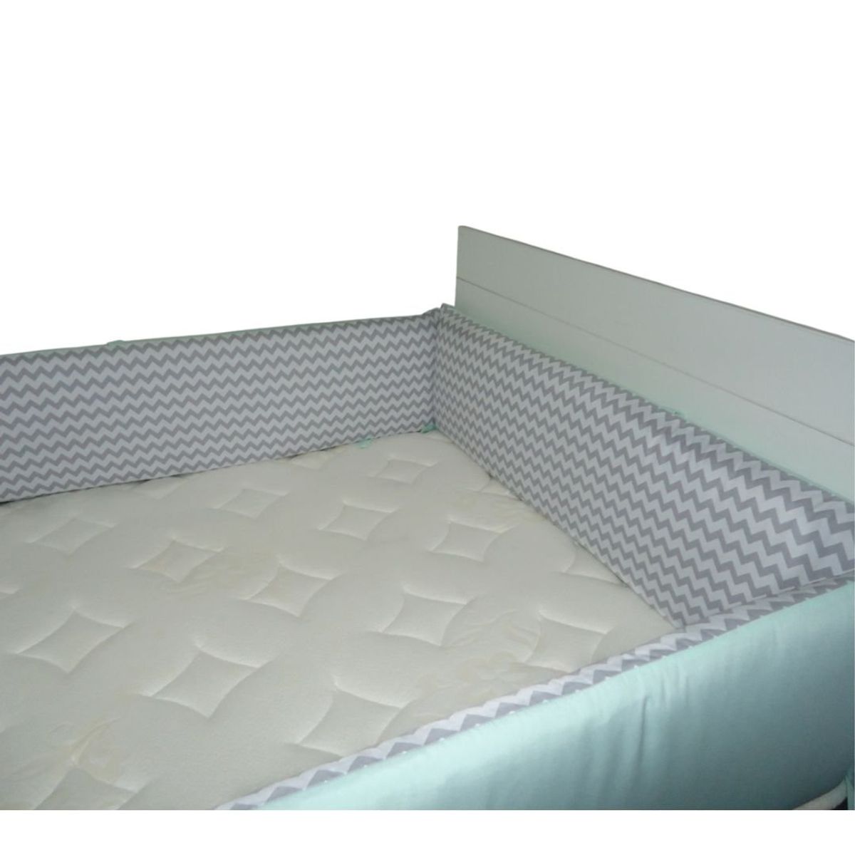 GENERICO - Protectores  Parachoques de cama cuna Montessori 1.5 plazas