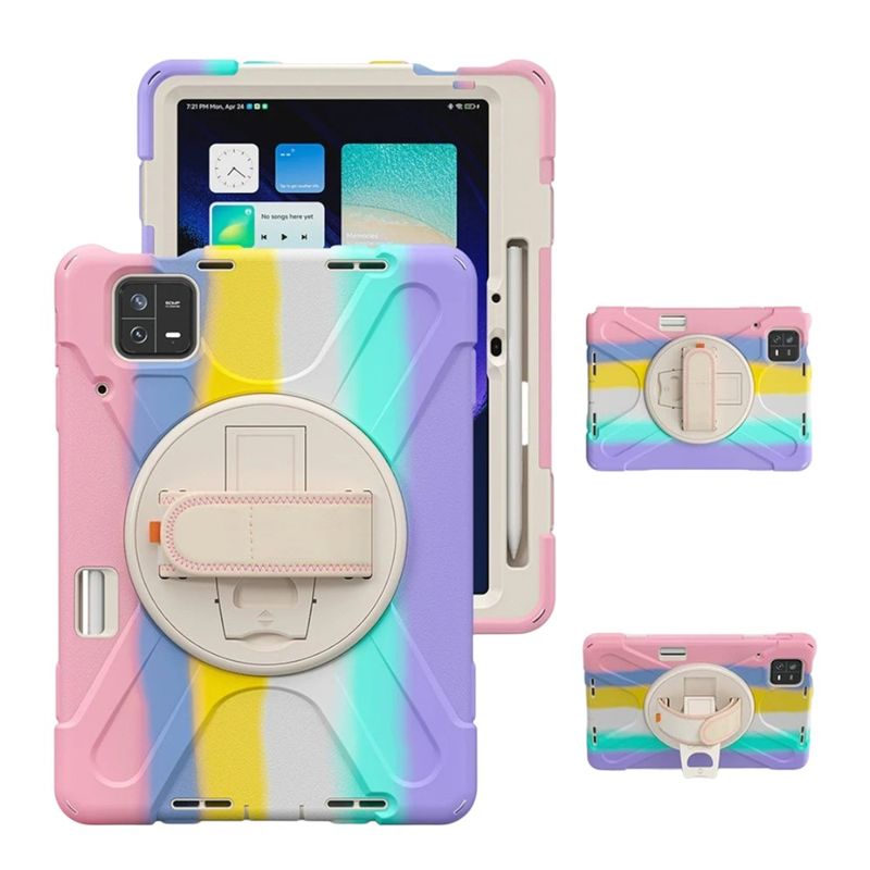 FUNDAANTIGOLPES - Funda Armor 360° para Tablet Xiaomi Pad 6 Arcoiris