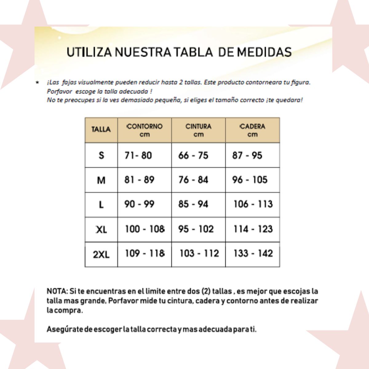 GENERICO - Faja short Levanta Glúteos