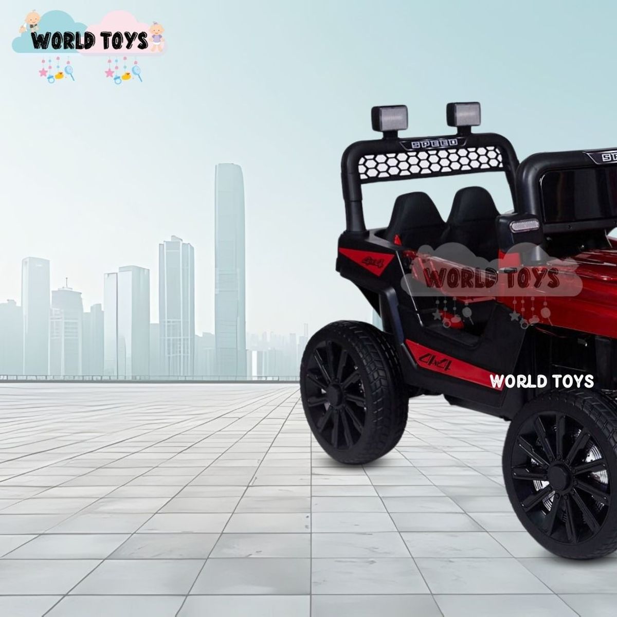 BEAUTIFUL - Carro a Batería para Niños «GRANDFORD» Red