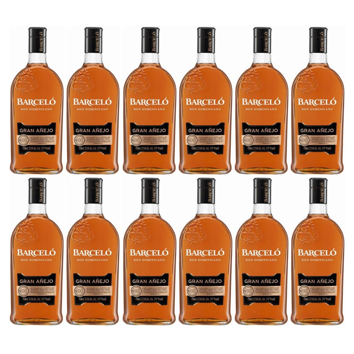 BARCELO - Ron Barceló Gran Añejo 750 ml - 12 UND