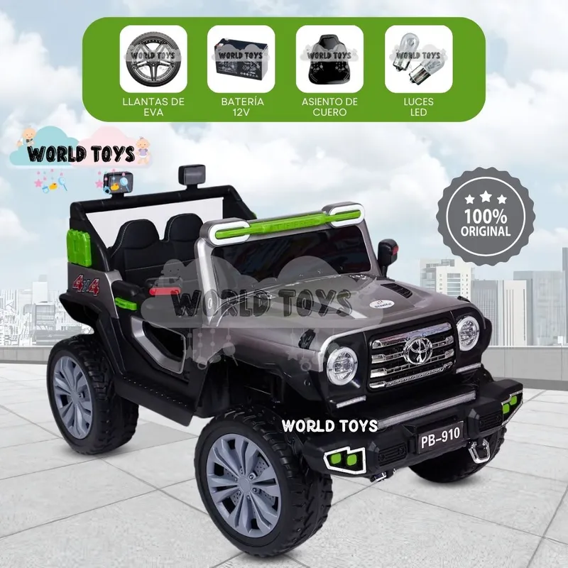 TOYOTA - Carro a Batería para Niños «GREAT TOYIN» Gray