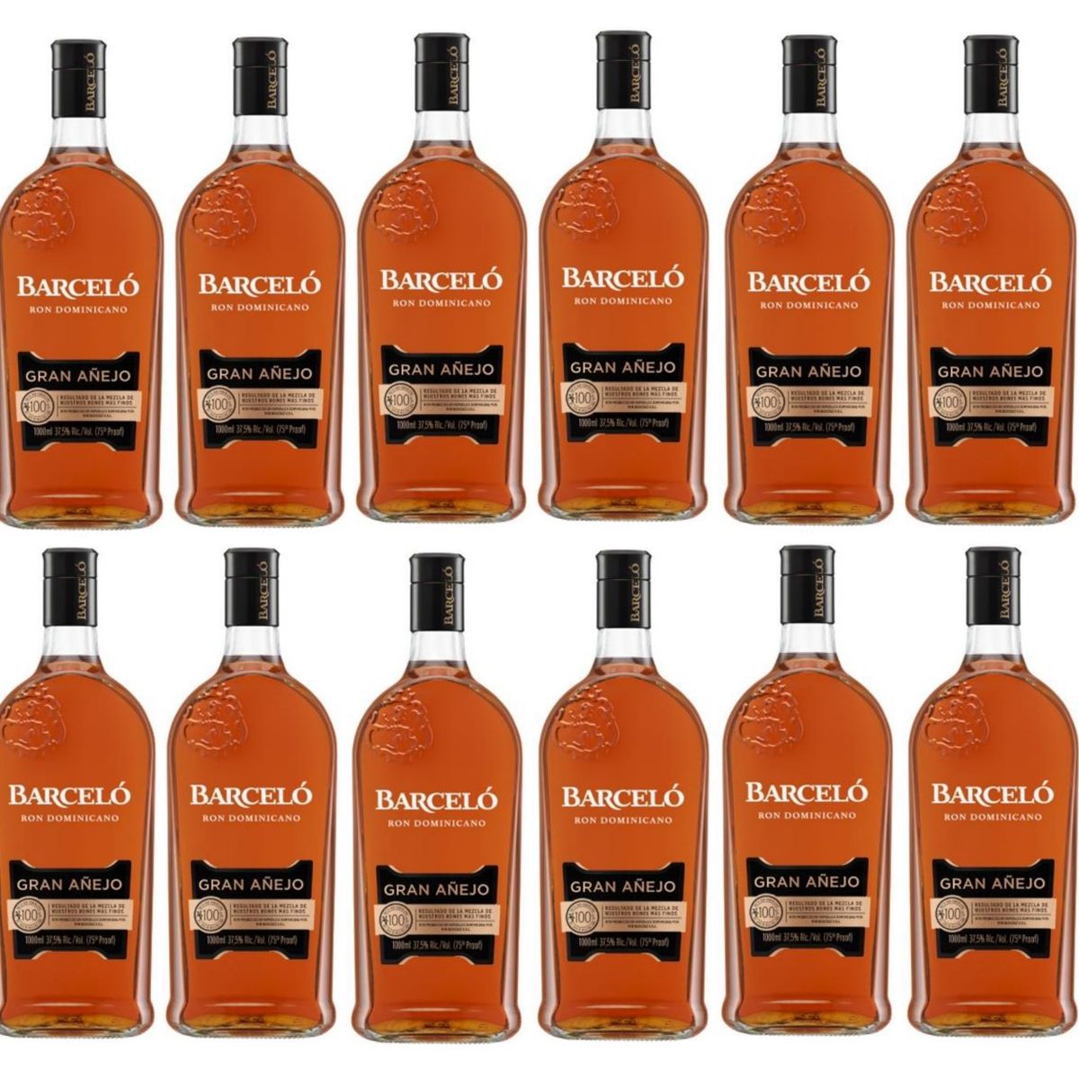 BARCELO - Ron Barceló Gran Añejo 1 LT - 12 UND