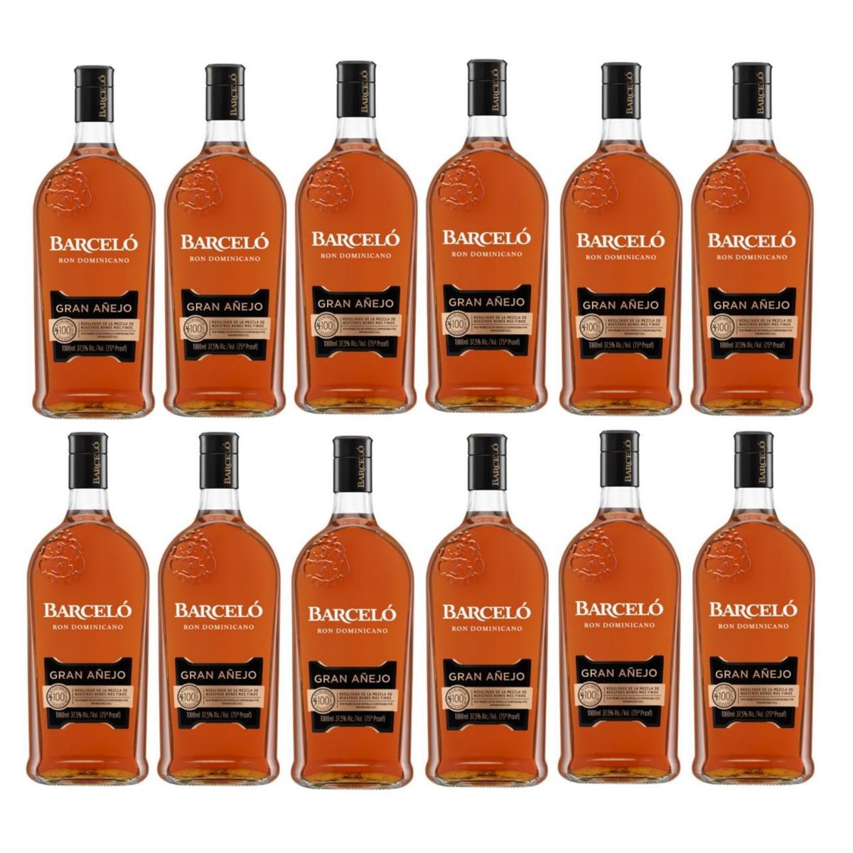 BARCELO - Ron Barceló Gran Añejo 1 LT - 12 UND