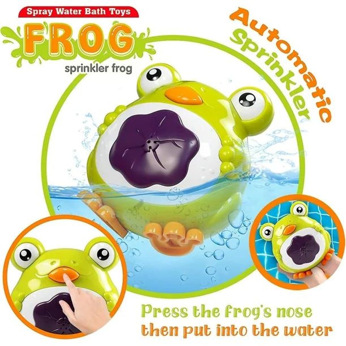 GENERICO - Juguete De Baño En Forma De Ranita