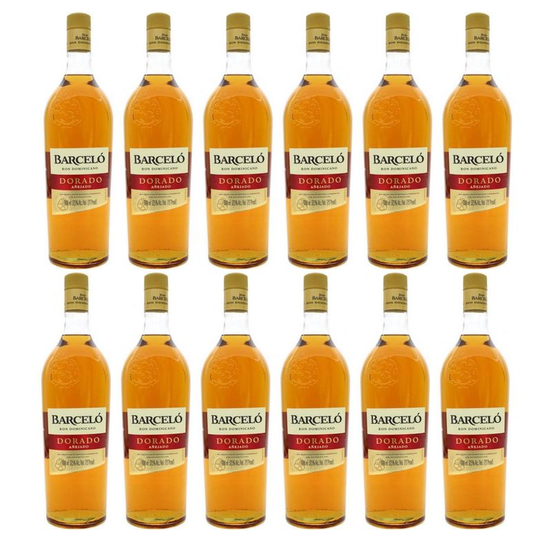 BARCELO - Ron Barceló Dorado 1L - 12 UND