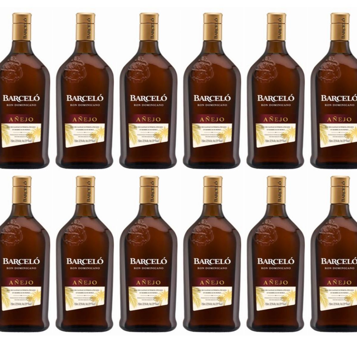 BARCELO - Ron Barceló Añejo 750 ml - 12 UND