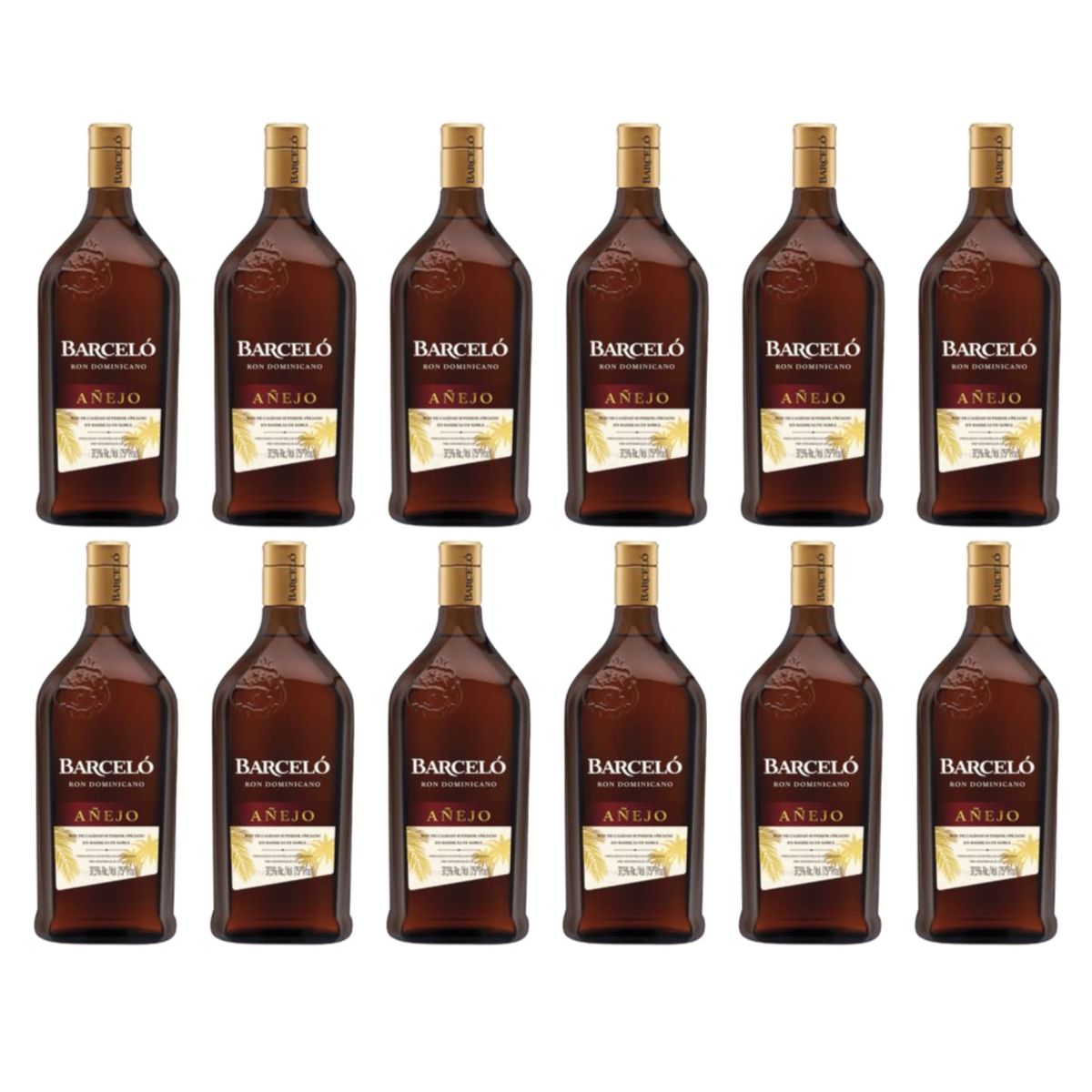 BARCELO - Ron Barceló Añejo 1L - 12 UND