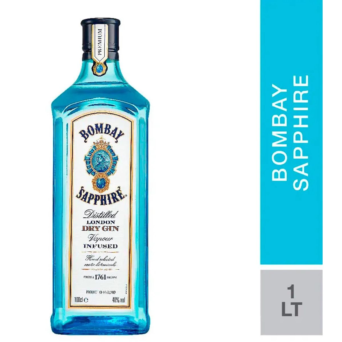 BOMBAY - GIN BOMBAY SAPPHIRE 1L