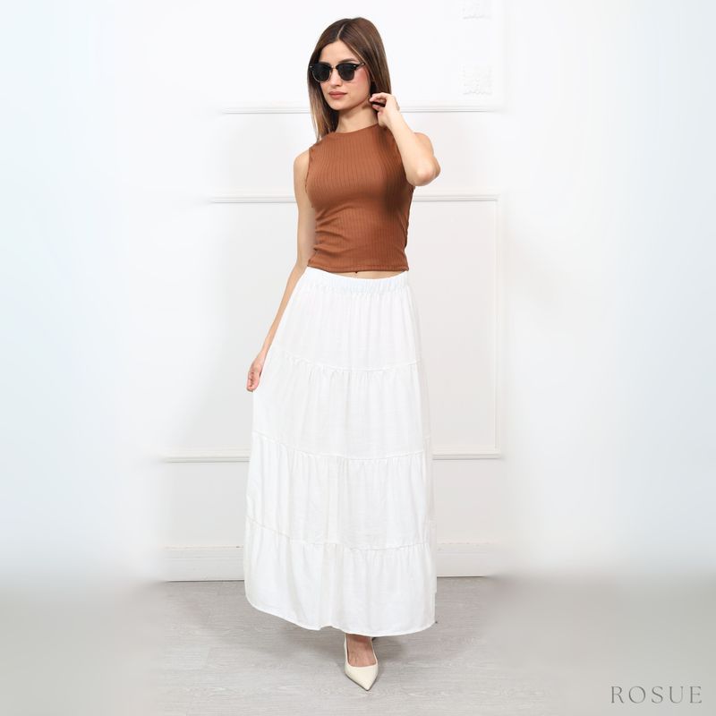 ROSUE - Falda Larga Mujer Verano
