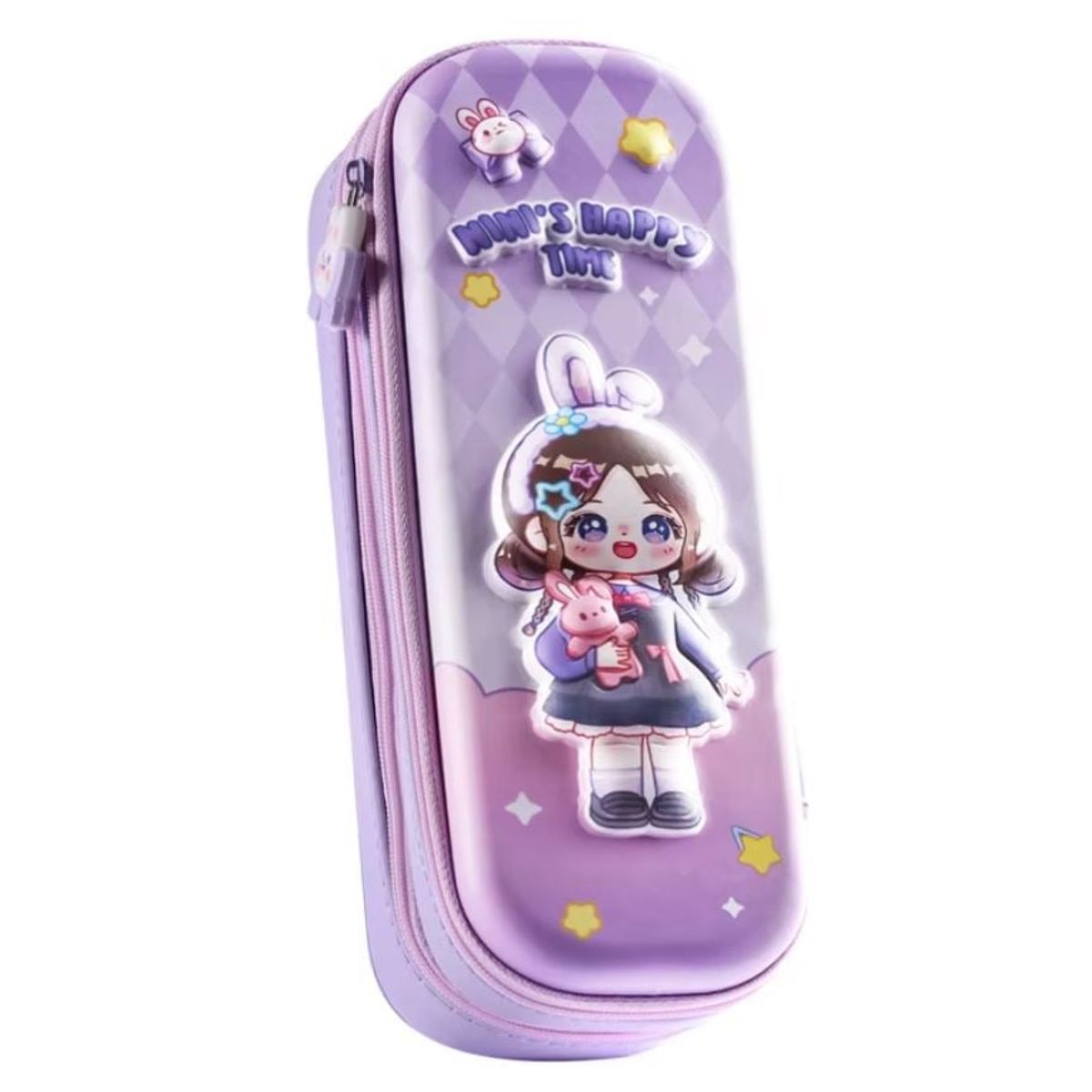 GENERICO - Cartucheras niñas Kawaii 3D - Doble compartimiento
