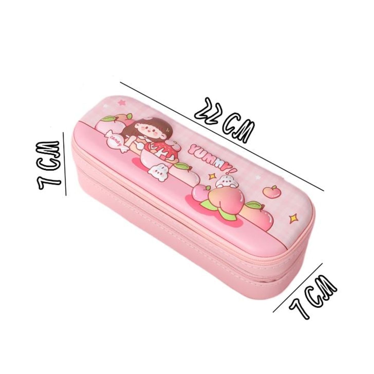 GENERICO - Cartucheras niñas Kawaii 3D - Doble compartimiento