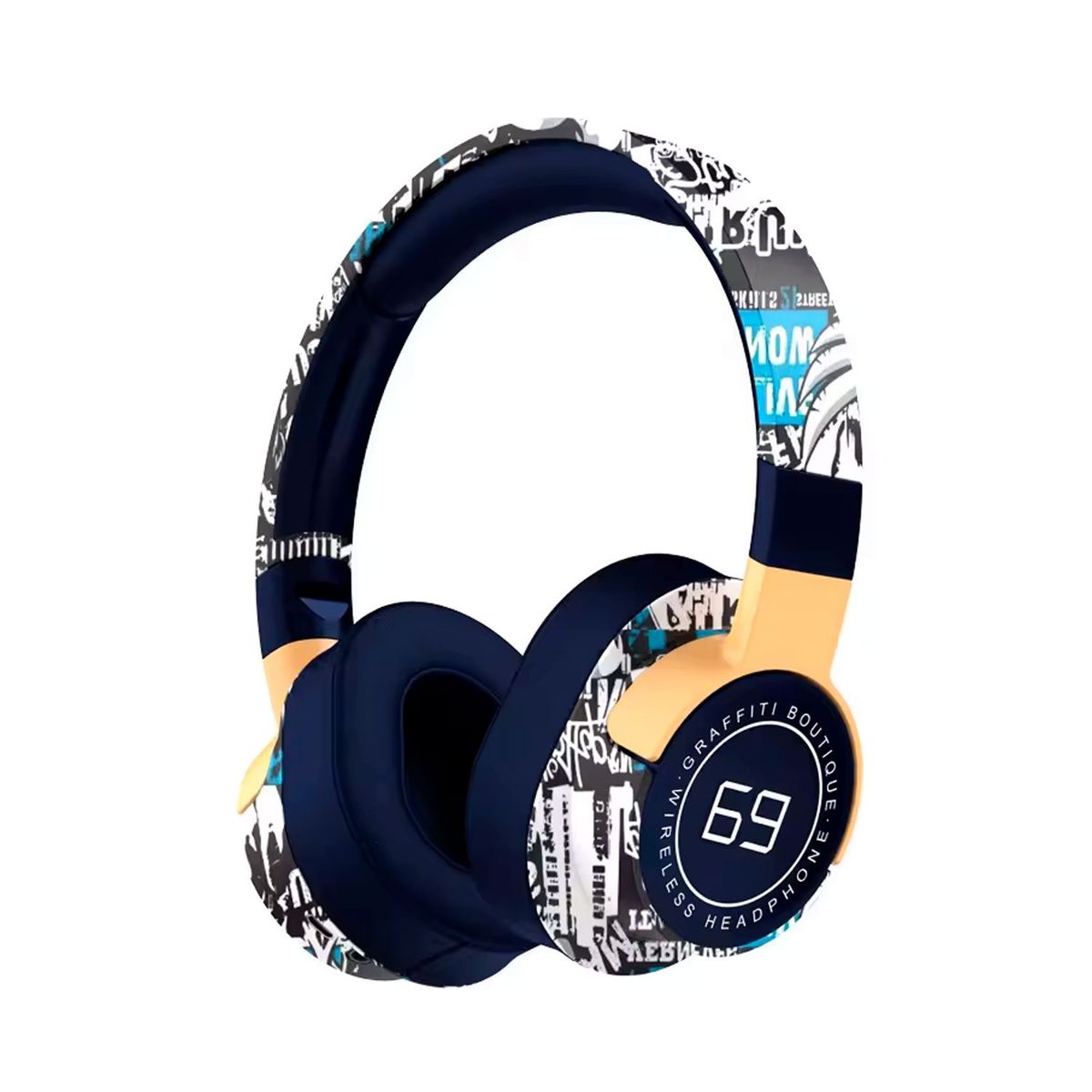 OEM - Audífonos Bluetooth Buytiti con Diseño Urbano y Radio FM