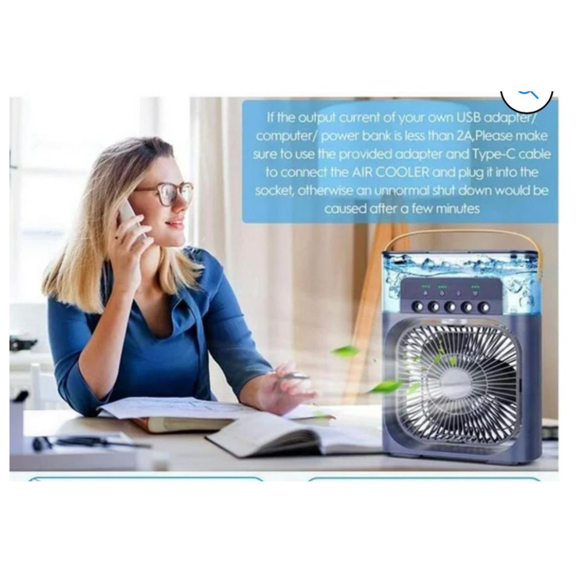 GENERICO - Ventilador multifuncional 3 en 1