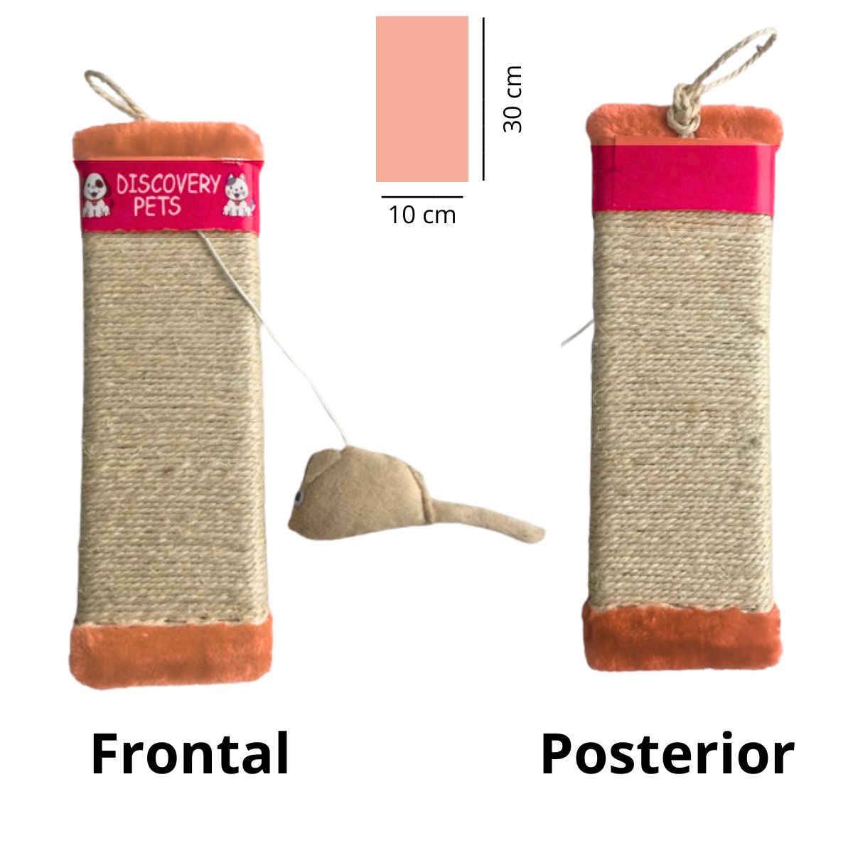 GENERICO - RASCADOR PARA GATO FORMA DE TABLA-MELON