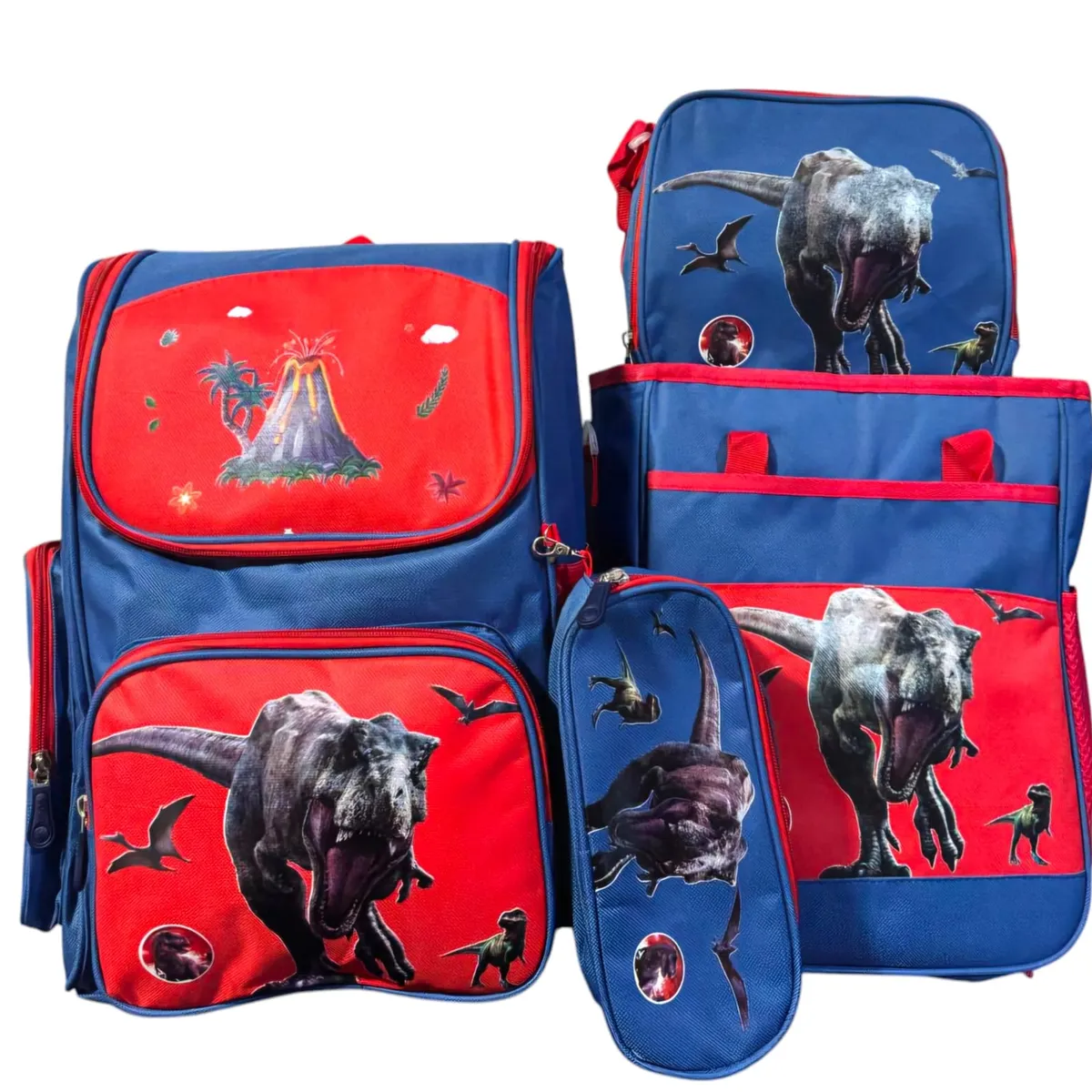 GENERICO - Mochila oficio 4 piezas Kawaii Niños